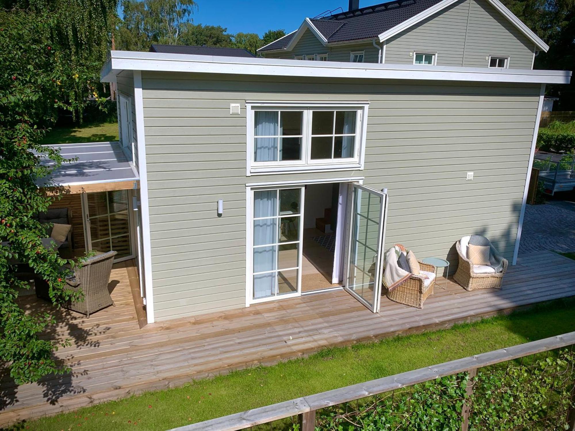 Strandnaera, Pergola, P-Plats I Hoellviken 외부 사진
